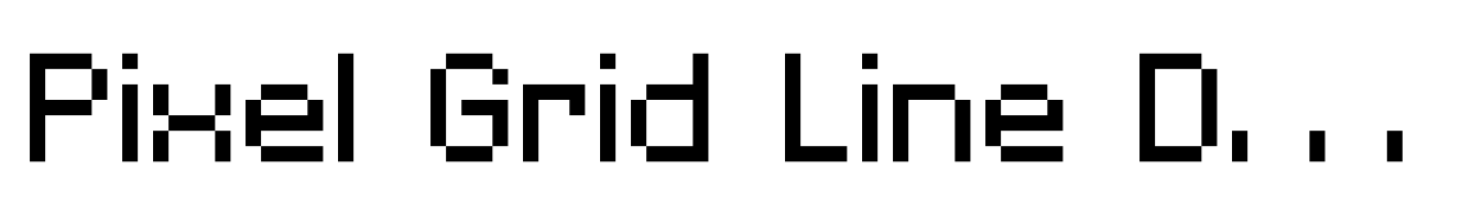Pixel Grid Line Down Bold S